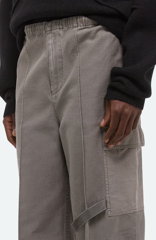 Helmut Lang Relaxed Fit Cargo Pants In Gray