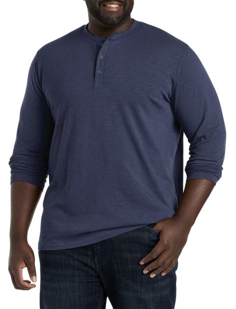 Big & Tall Weekend Slub Henley Shirt