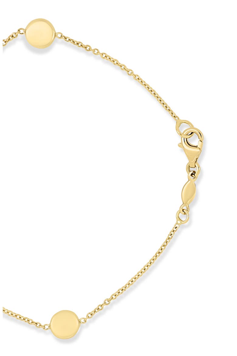 14k Gold Chain Bracelet, Alternate, color, 14KY