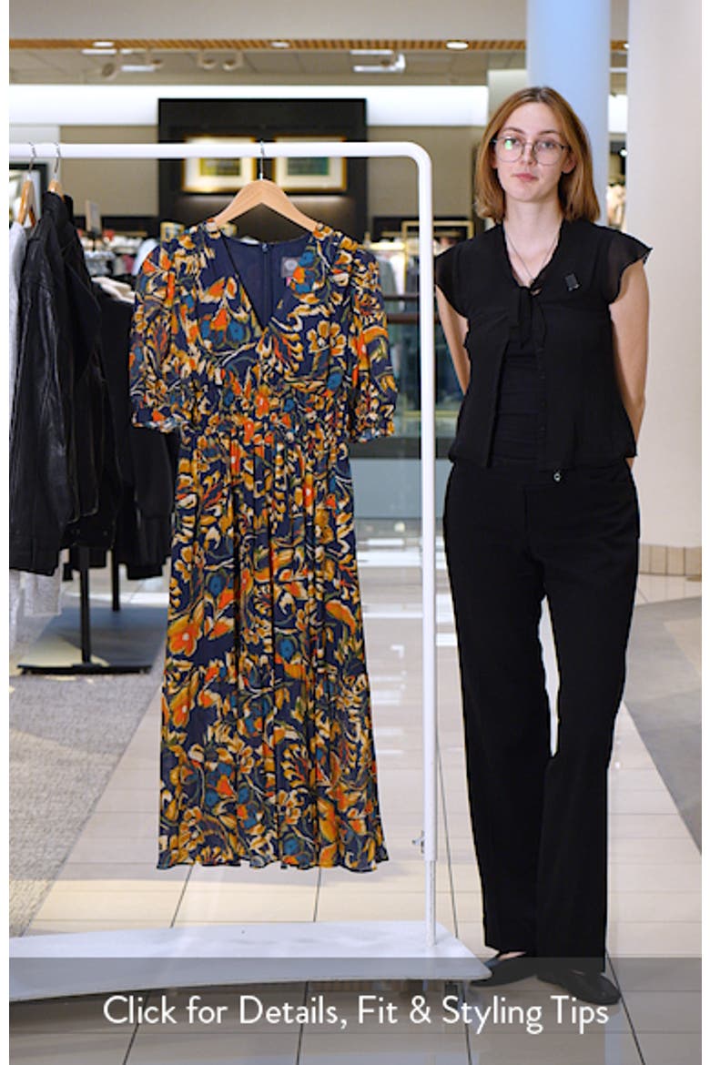 Textured Shirred Maxi Dress video