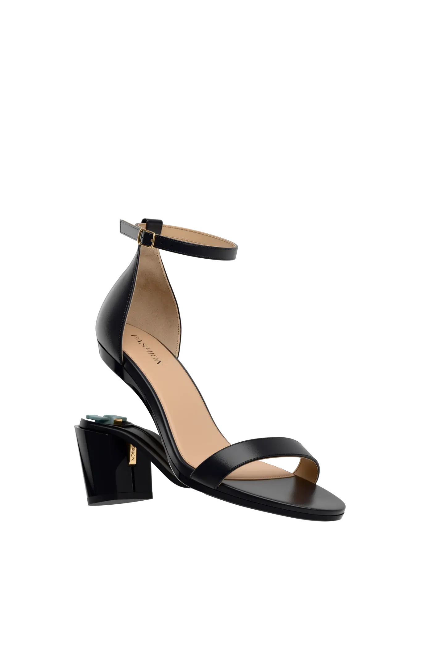 Pashion Footwear The Pashionista 3" Block Convertible Heel, Main, color, Coal Leather