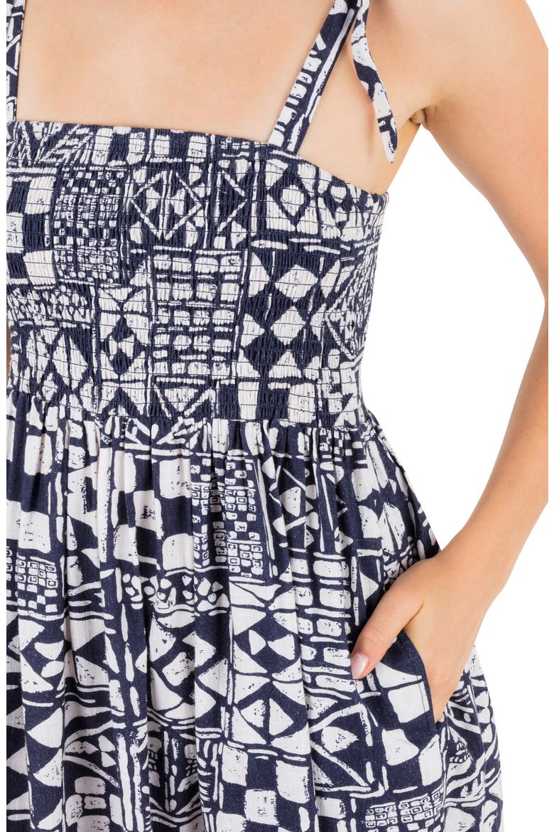 Beach Club Midi Sundress, Alternate, color, ECLIPSE
