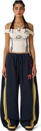 AELFRIC EDEN Stripe Baggy Barrel Sweatpants