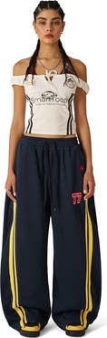 AELFRIC EDEN Stripe Baggy Barrel Sweatpants