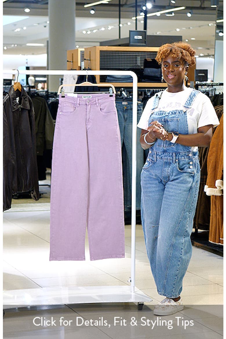 Flora High Rise Straight Jeans video