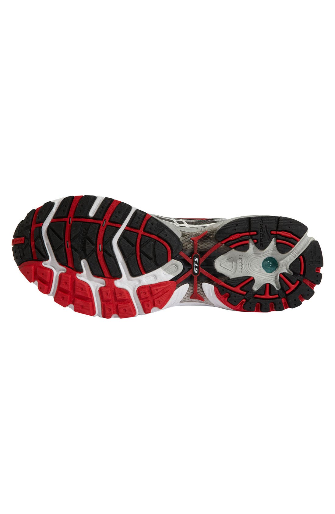 'Adrenaline™ GTS 11' Running Shoe, Alternate, color, WHITE/ BLACK/ SILVER/ SLAM