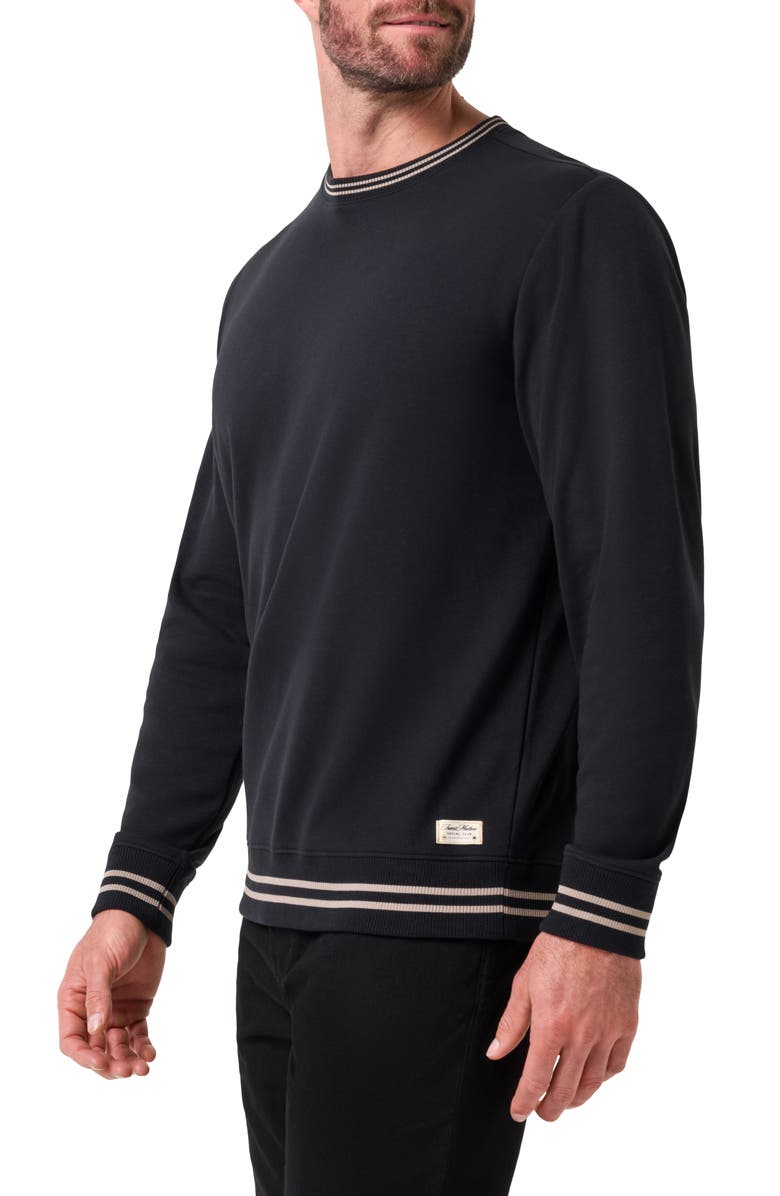 TravisMathew Social Club Contrast Stripe Sweatshirt, Alternate, color, 