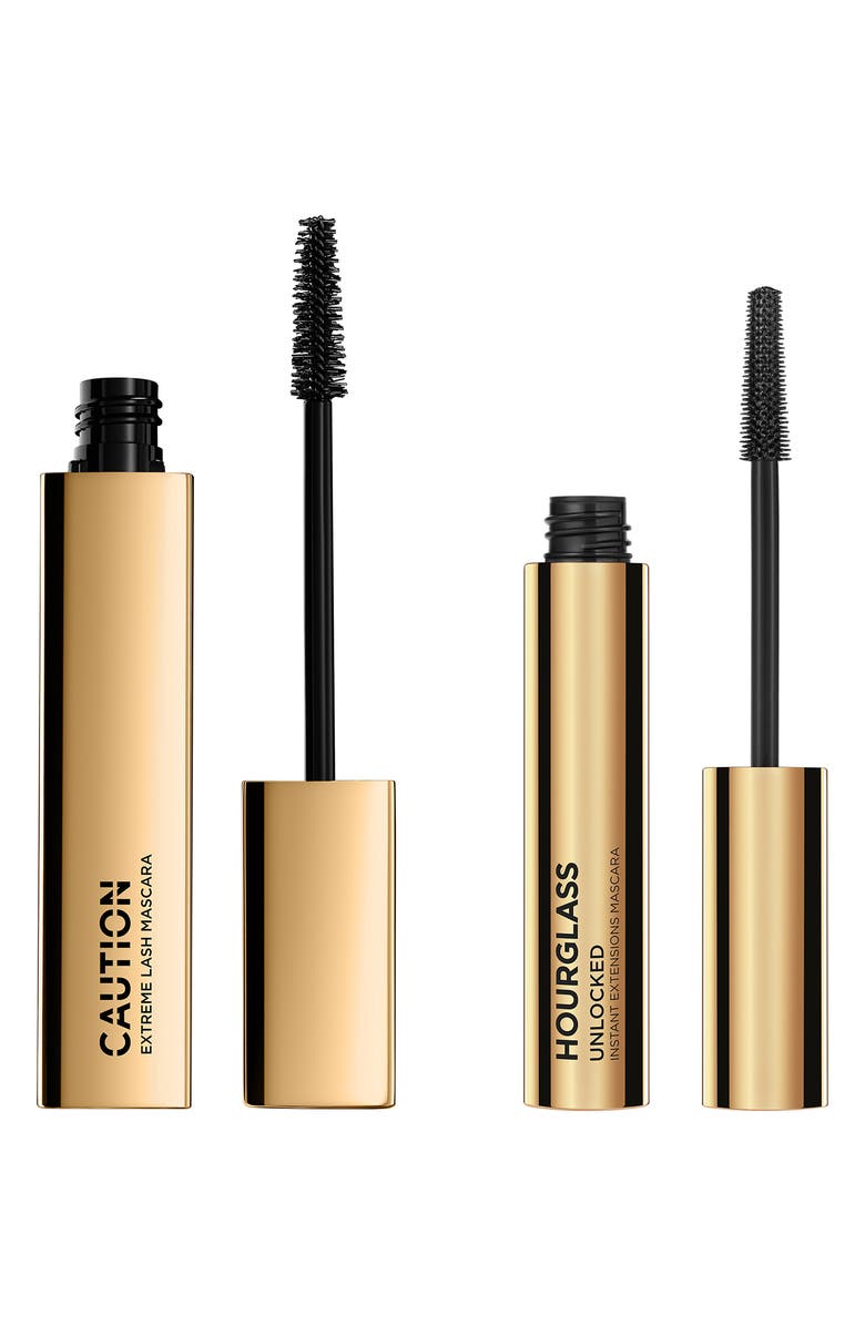 HOURGLASS Unlocked + Caution Mascara Set, Main, color, 