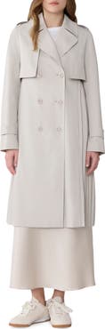 Soia & Kyo Elanor Pleated Trench Coat