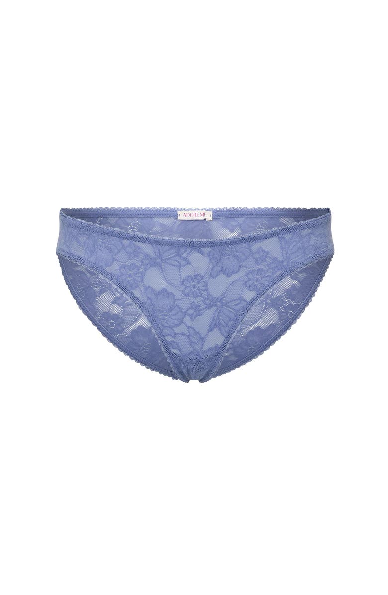 Adore Me Leina Bikini Panties, Alternate, color, Medium Blue