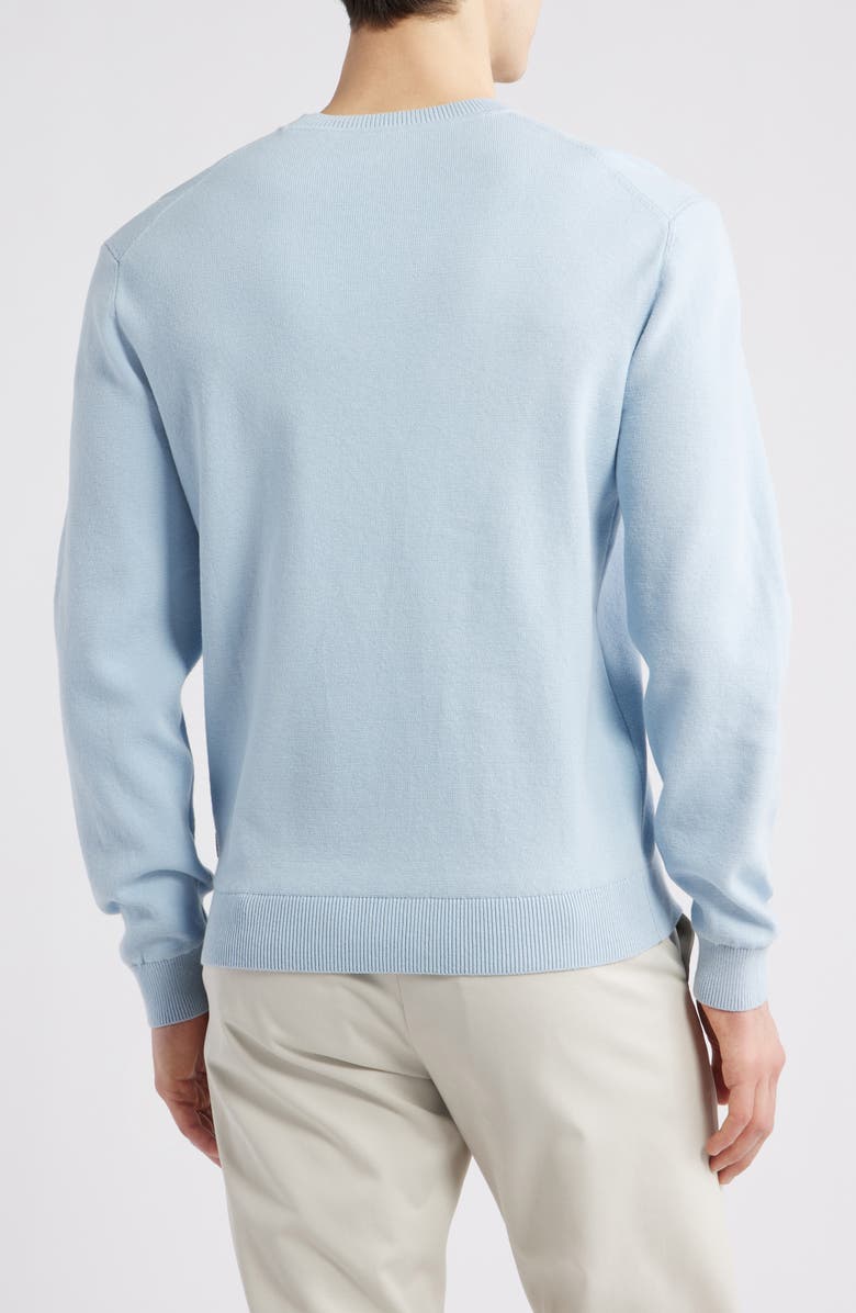 BOSS Barco Logo Embroidered Sweater, Alternate, color, 