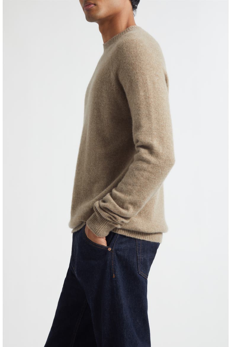 Lambswool Crewneck Sweater, Alternate, color, SANDSTONE
