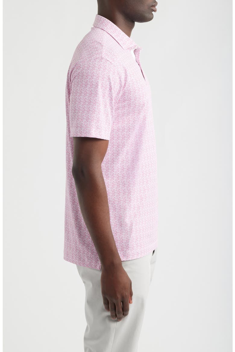Vintage Floral Performance Jersey Polo, Alternate, color, PALM BEACH