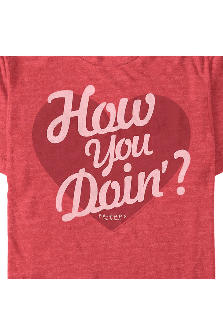 Men's Friends Classic Central Perk Logo  Graphic T-Shirt, Alternate, color, Red Heather