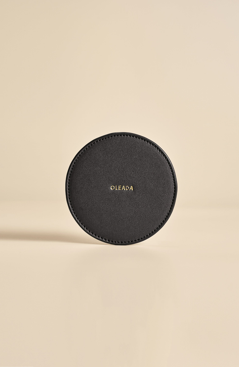 OLEADA Sip N Stay Coasters Set of 4, Alternate, color, Onyx