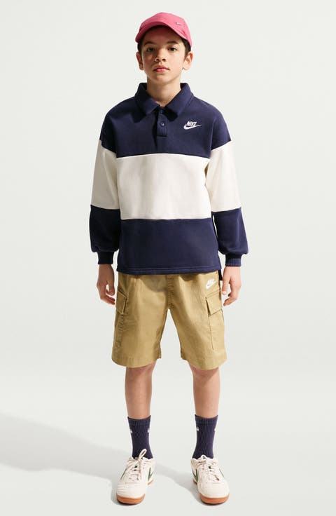 Kids' Sportswear Club Woven Cargo Shorts (Little Kid & Big Kid)