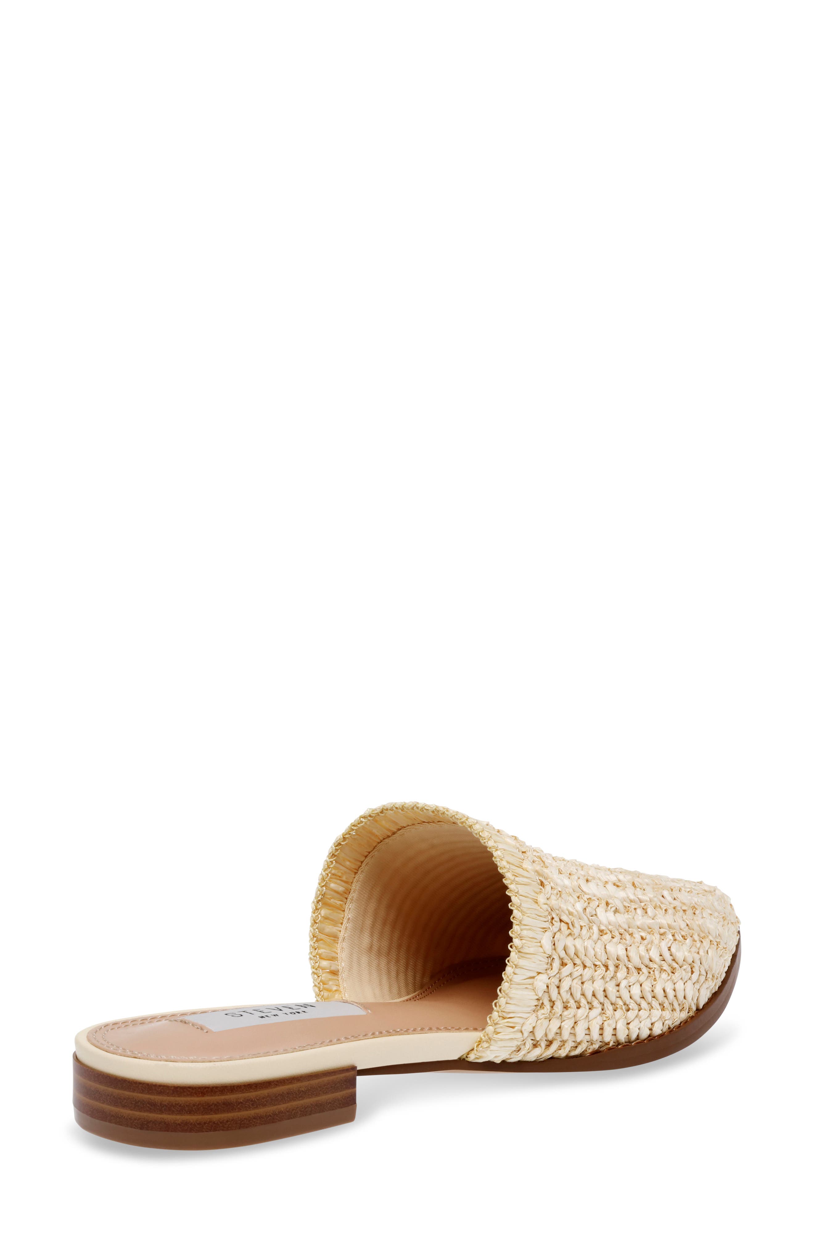 Valdez Knit Mule, Alternate, color, NATURAL RAFFIA