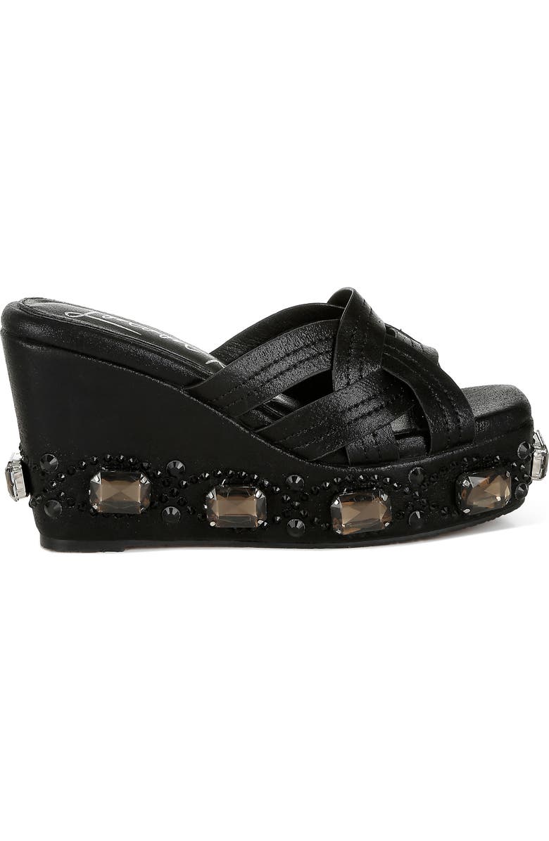 LONDON RAG Blistronic Platform Wedge Sandal, Alternate, color, Black
