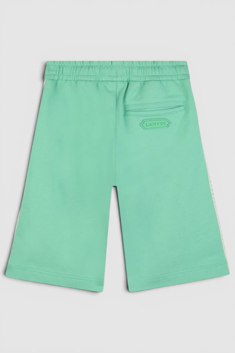 Kids Curb Cotton Bermuda Shorts, Alternate, color, Jade