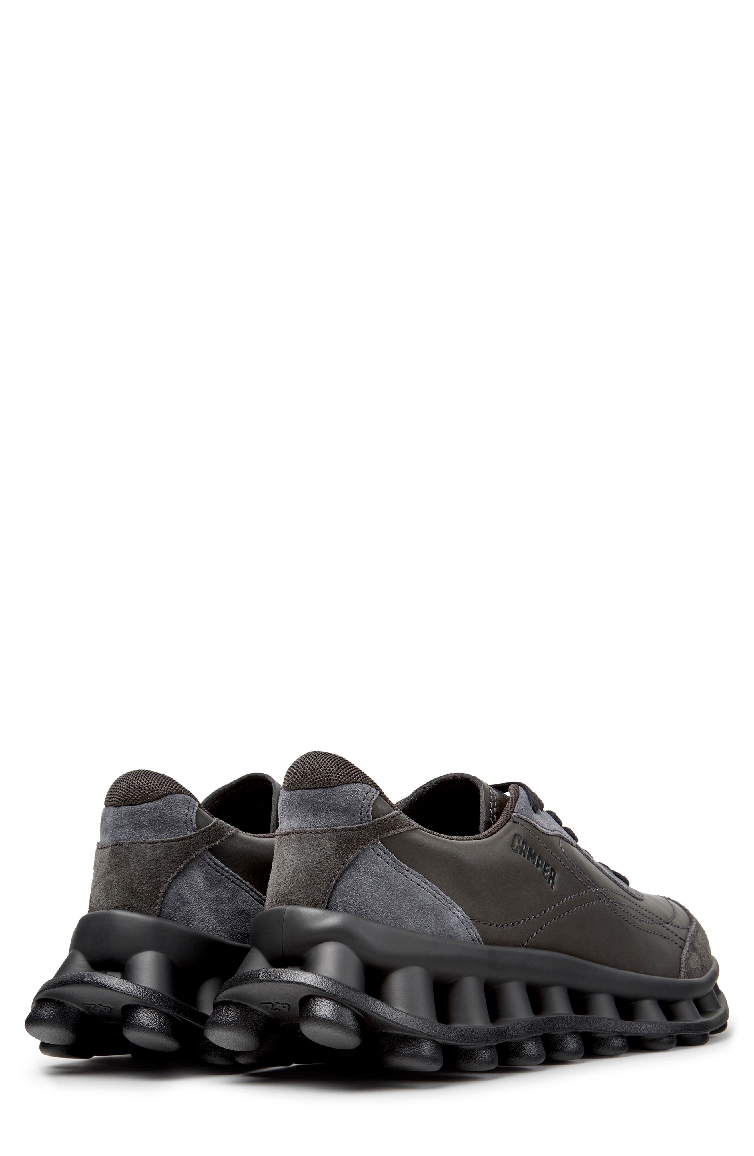 Pelotissima Leather Sneaker, Alternate, color, DARK GRAY