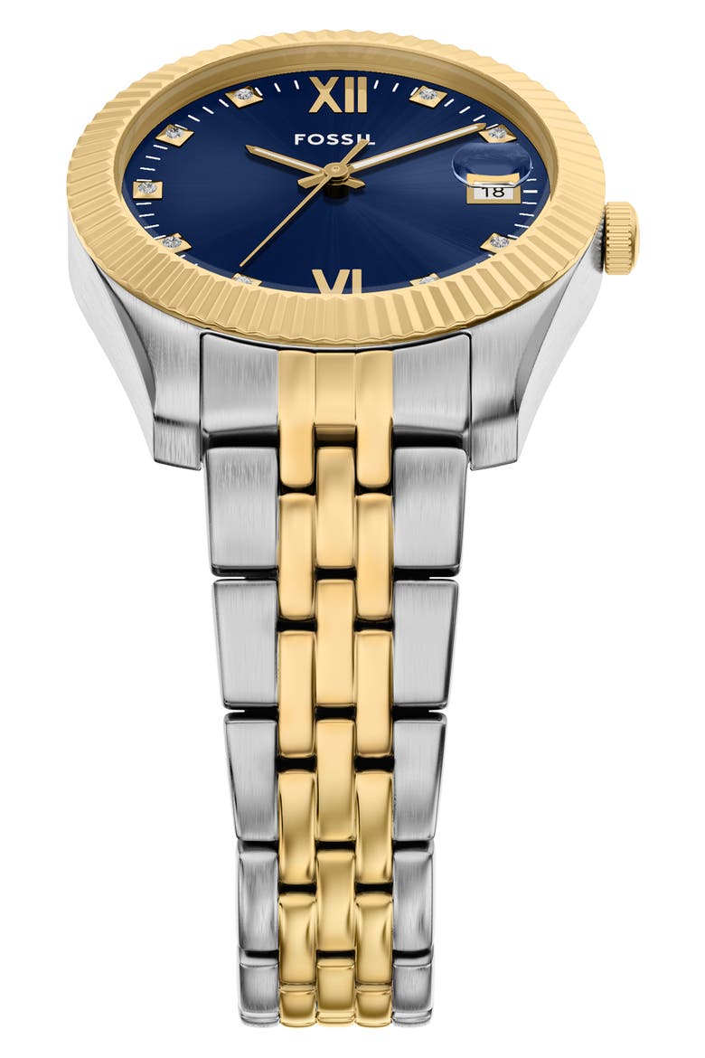 Scarlette Two-Tone Bracelet Watch, 32mm, Alternate, color, TWO TONE
