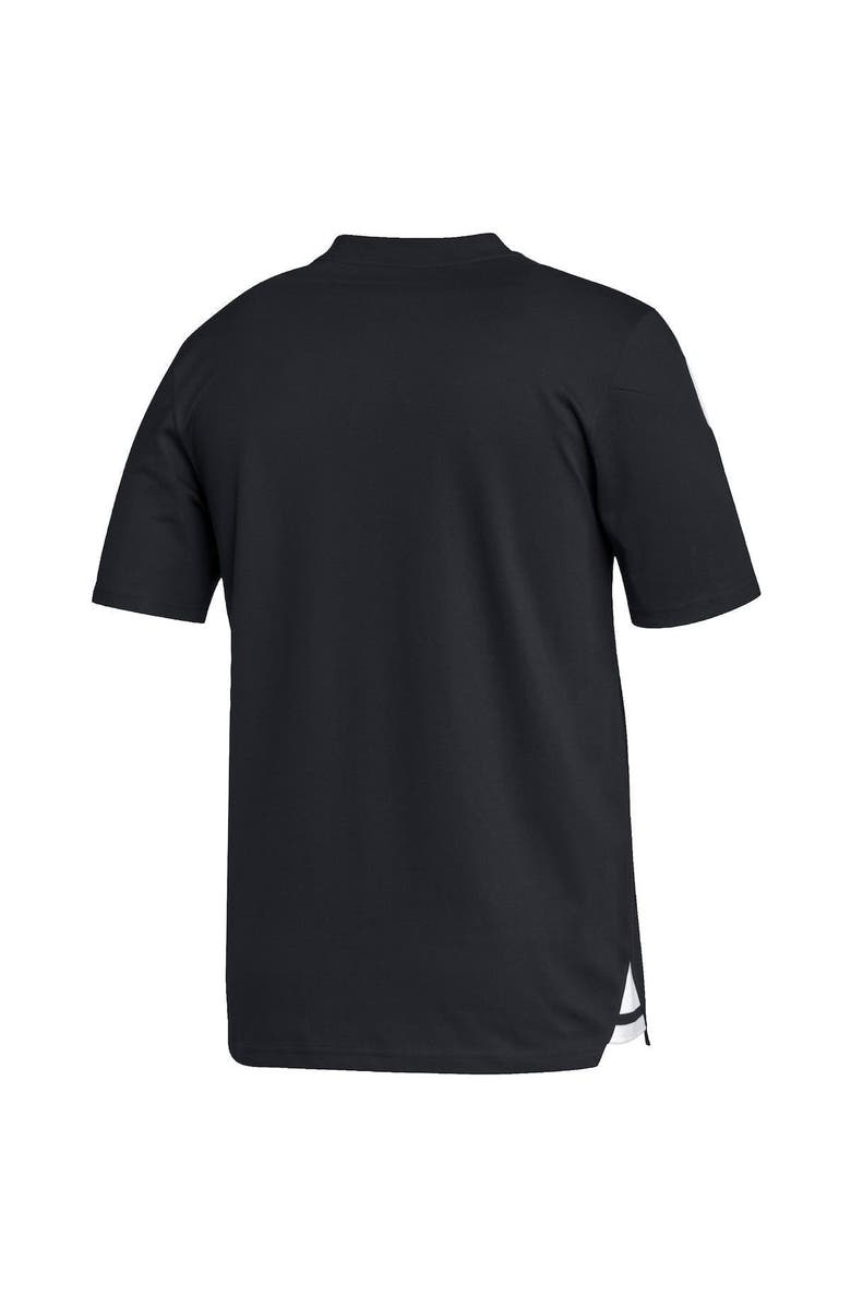 adidas Men's adidas Black Charlotte FC Henley AEROREADY Polo, Alternate, color, 