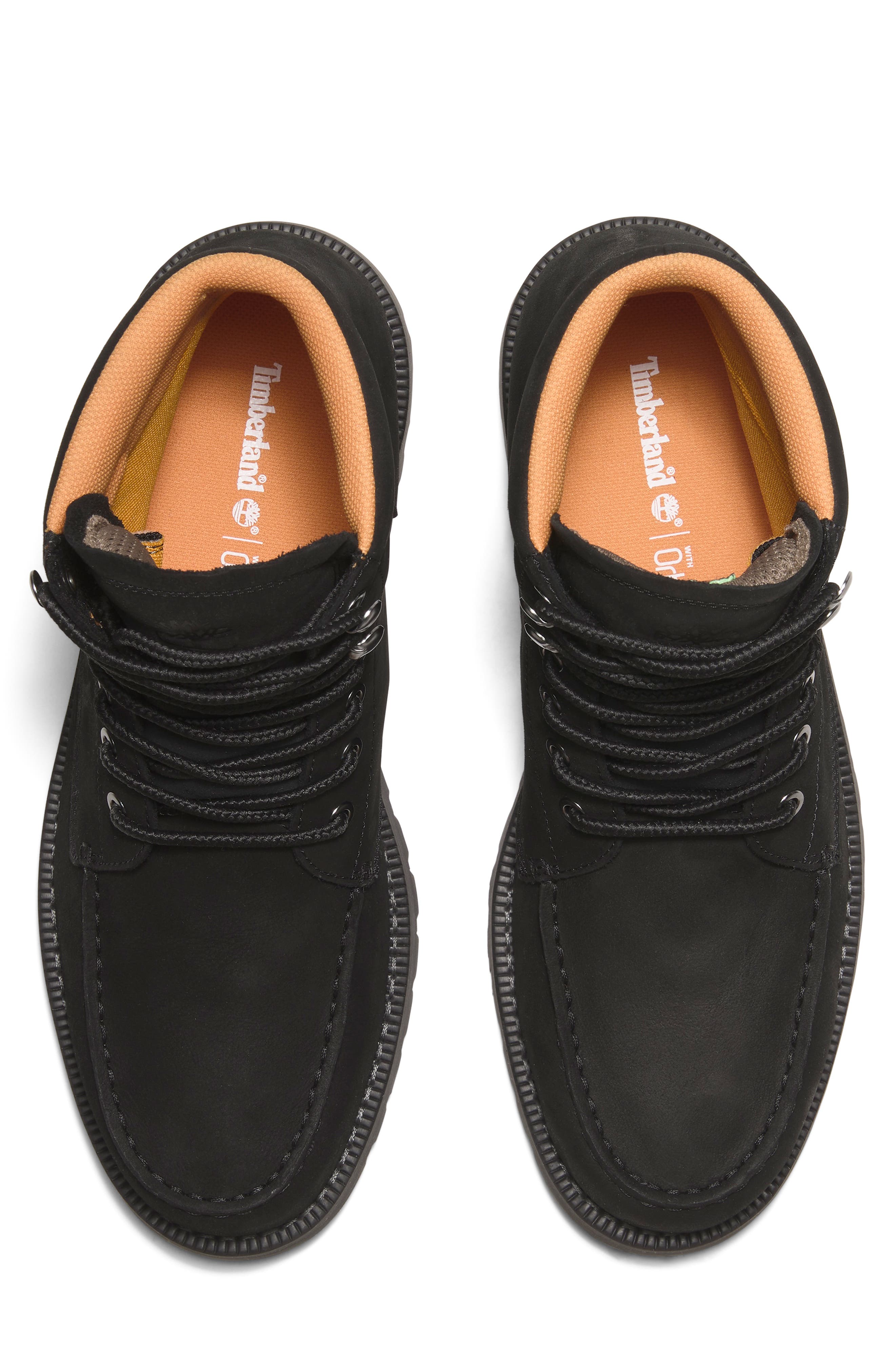 Timberland Redwood Falls Waterproof Lace-Up Boot, Alternate, color, Black Nubuck