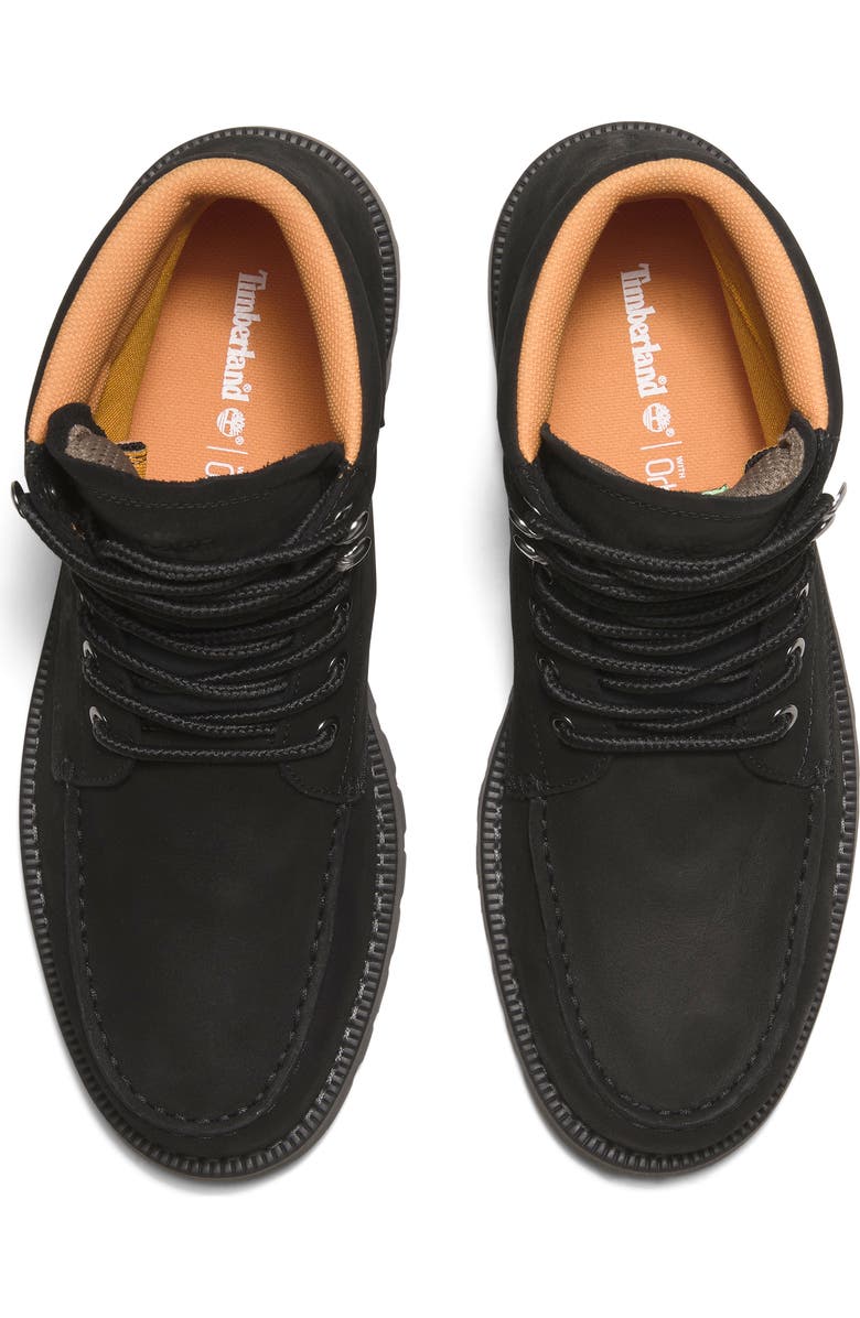 Timberland Redwood Falls Waterproof Lace-Up Boot, Alternate, color, Black Nubuck