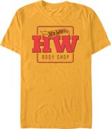 Hot Wheels Men's Hot Wheels HW Body Shop Frame Graphic T-Shirt
