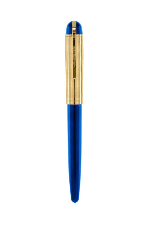 Skyline Blue Gold Fountain Pen