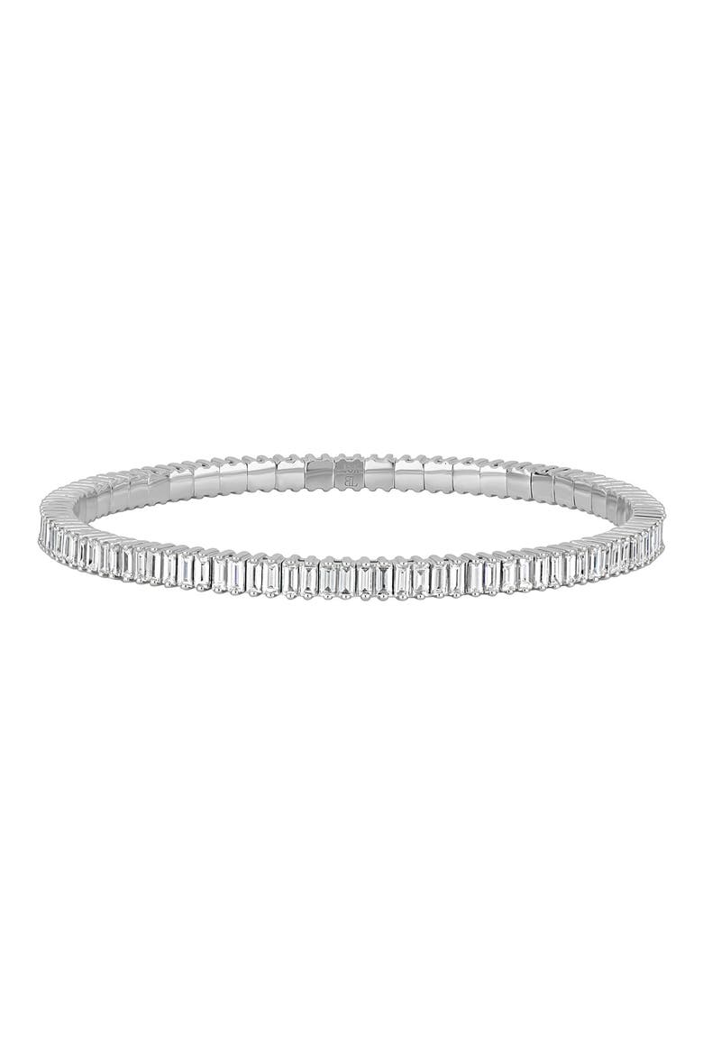Gatsby Diamond Stretch Bracelet, Main, color, 18K WHITE GOLD