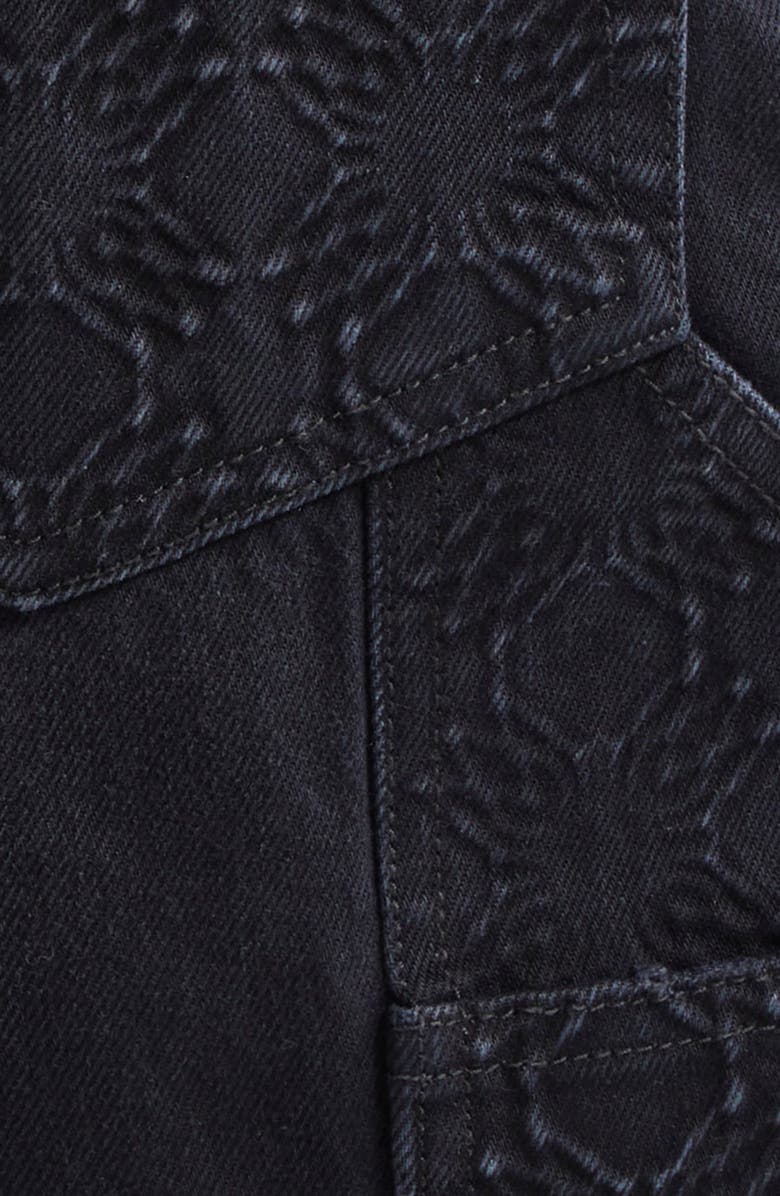 AMIRI Debosseed MA Quad Carpenter Jeans, Alternate, color, Vintage Black