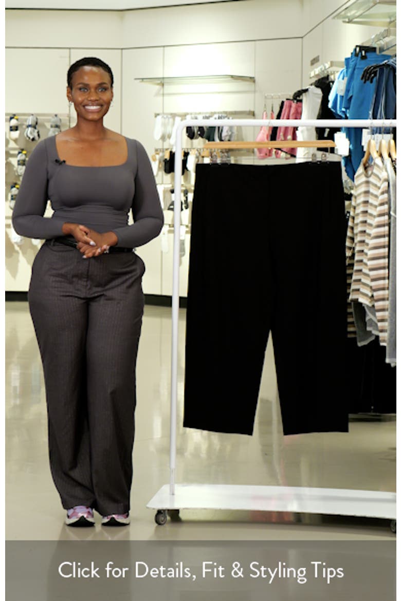 Roomy Wide Leg Ankle Pants video