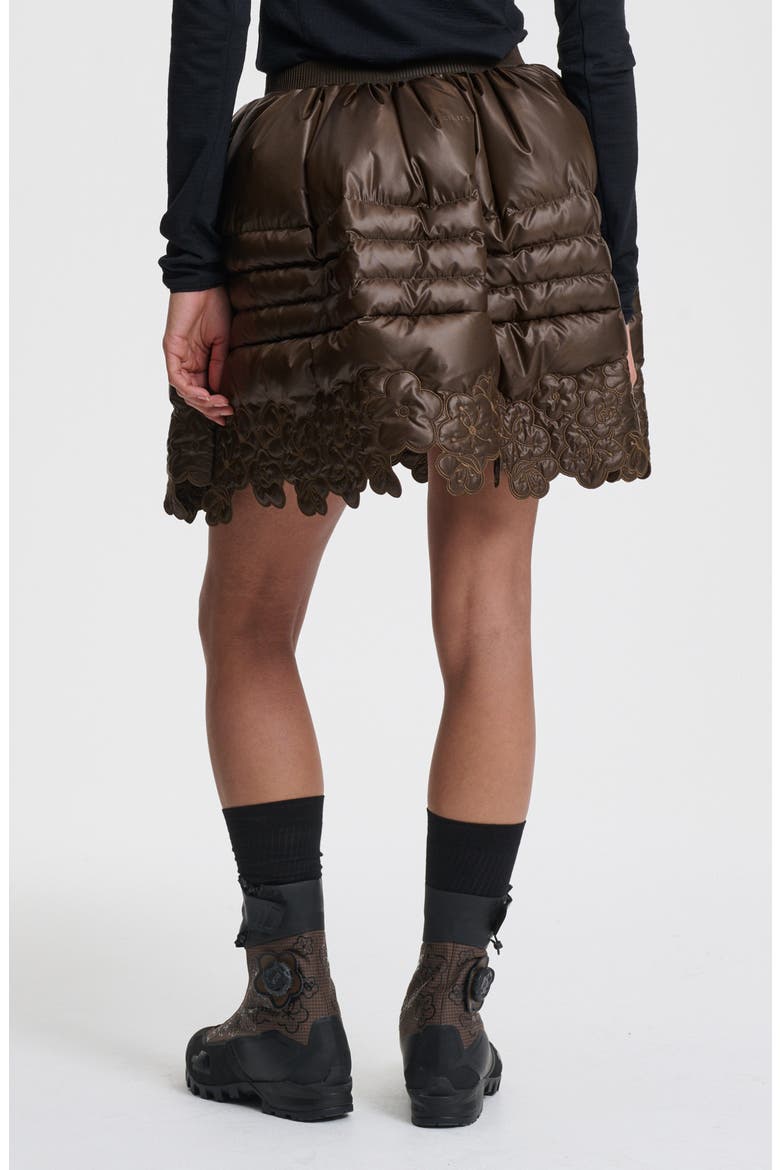 x The North Face Quilted Down Skirt, Alternate, color, SOIL BROWN