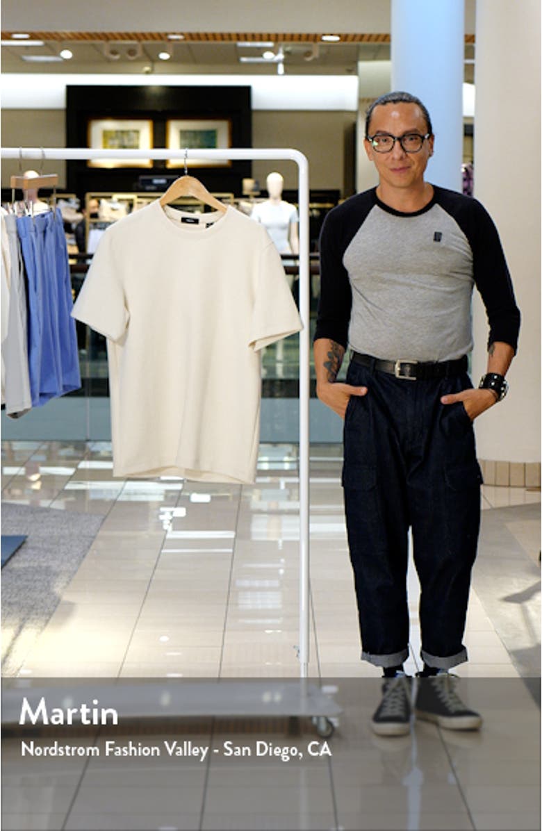 Delroy Double Piqué Crewneck T-Shirt, sales video thumbnail