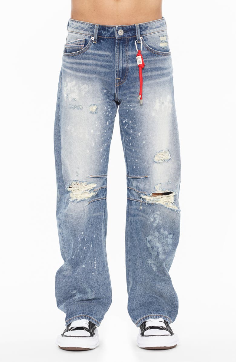 Cult of Individuality Grunge 607 Baggy Jeans, Main, color, Icy