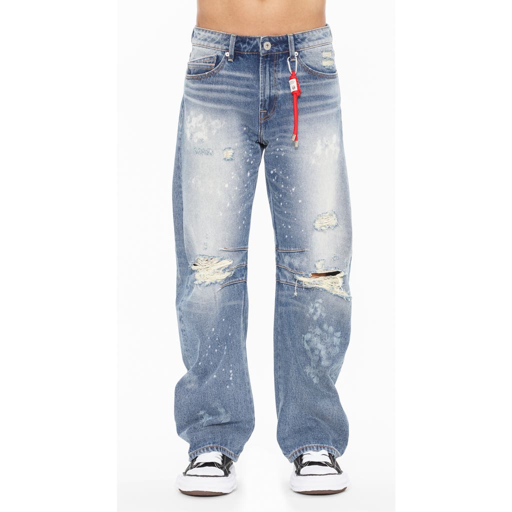 Cult Of Individuality Grunge Baggy 607 Jeans In Blue