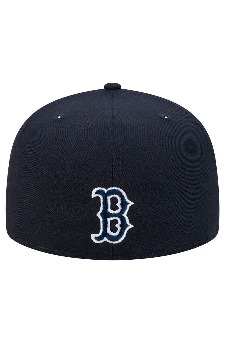 New Era Men's New Era Navy Boston Red Sox Ransom 59FIFTY Fitted Hat, Alternate, color, Navy