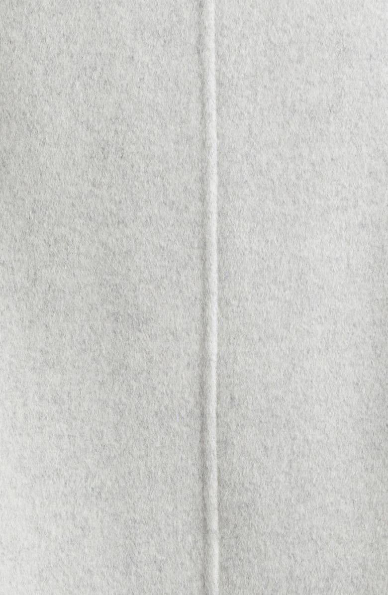 LOULOU DE SAISON Kerry Oval Shaped Wool & Cashmere Coat, Alternate, color, Light Grey Melange