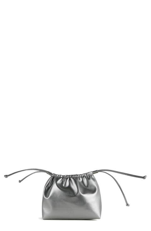 Vegan Leather Pouch Clutch