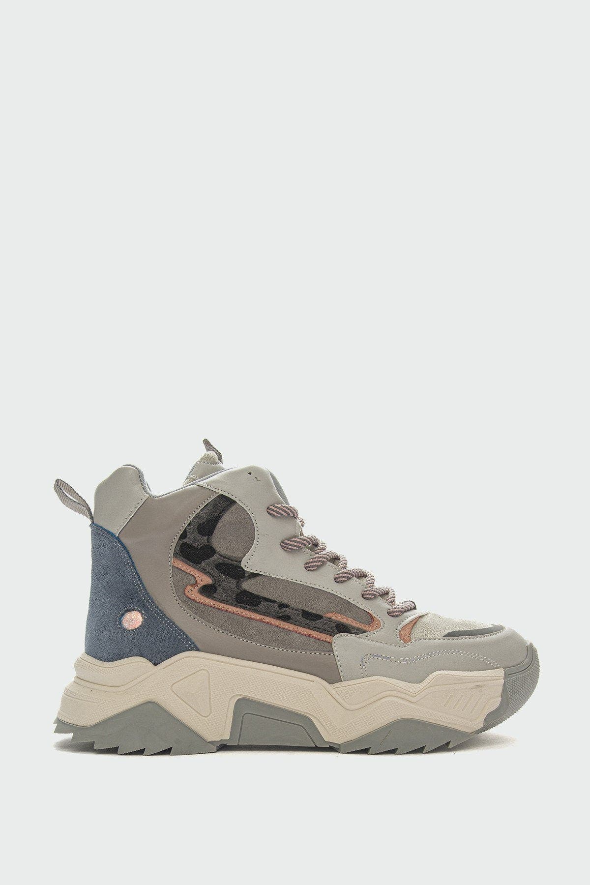 Ice Grey Faux Leather
