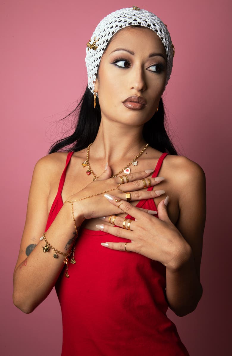 VIDAKUSH Summer Heat Charm Bracelet, Alternate, color, Gold