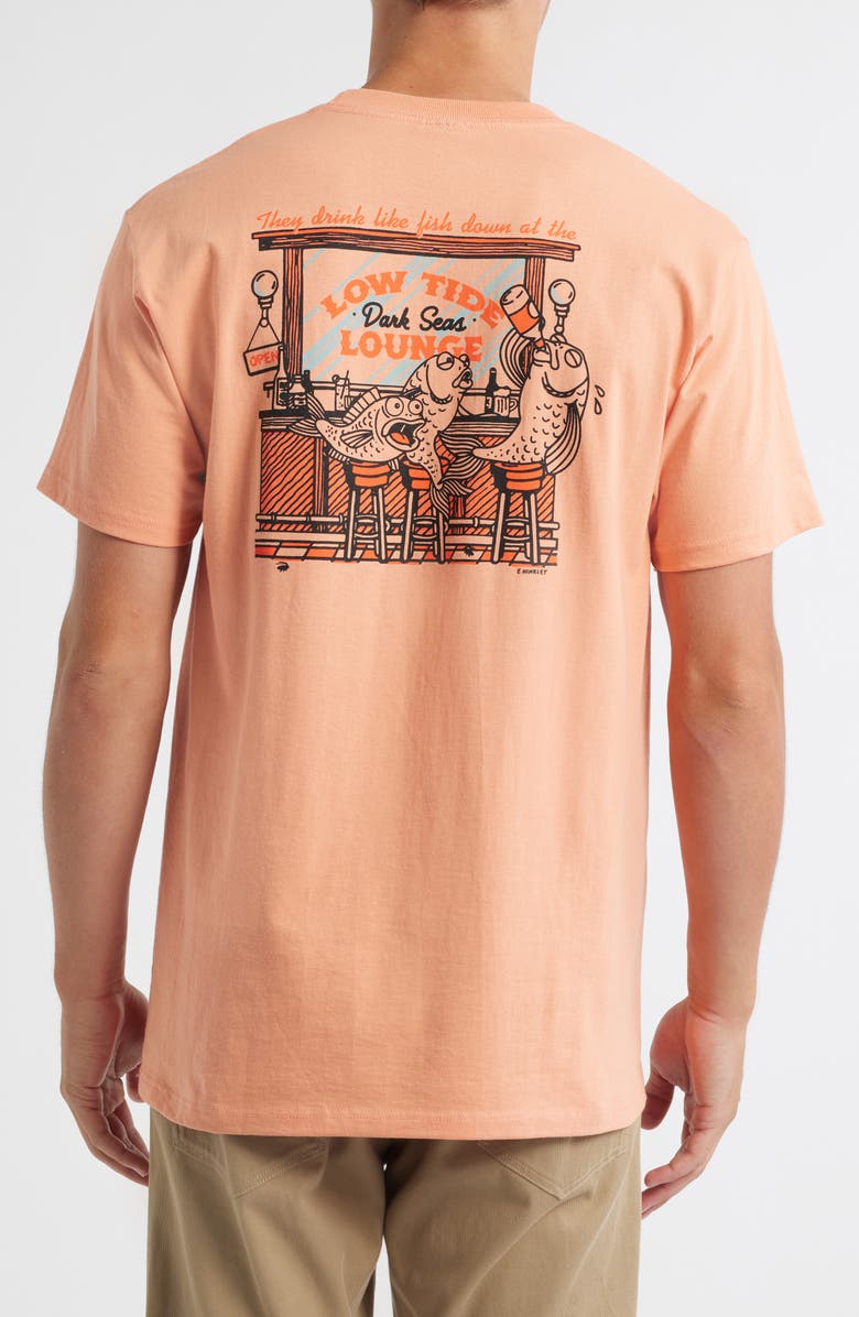 DARK SEAS Bar Stool Cotton Graphic T-Shirt, Alternate, color, Citrus