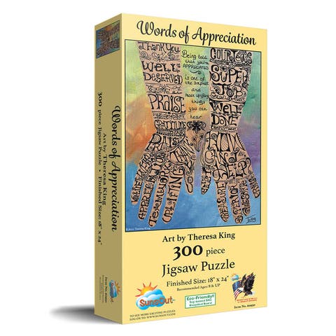 Words of Appreciation 300 piece Jigsaw Puzzle for Adults