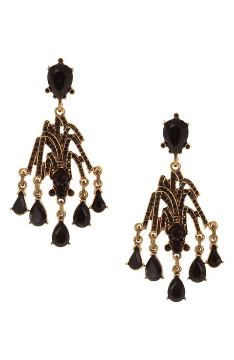 Theresa Crystal Chandelier Earrings