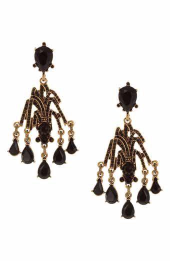 OLIVIA WELLES Theresa Crystal Chandelier Earrings