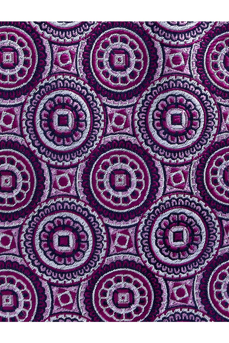 Big & Tall Circular Medallion Tie, Alternate, color, PINK