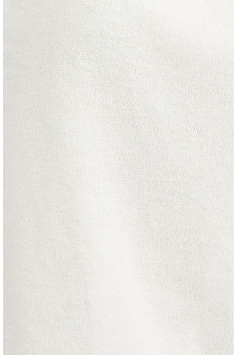 The Coastal French Terry Mini Shirtdress, Alternate, color, WHITE