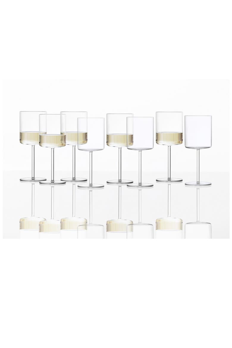Schott Zwiesel Modo Set of 4 White Wine Glasses, Alternate, color, CLEAR