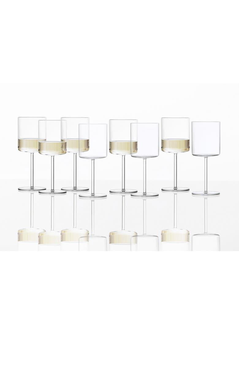 Fortessa Schott Zwiesel Modo Set of 4 White Wine Glasses, Alternate, color, Clear